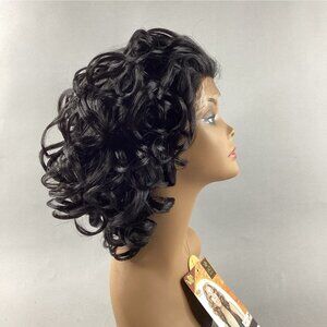 It’s a Wig Lace Laury Wavy #1B Off Black Lace Front Premium Synthetic Wig